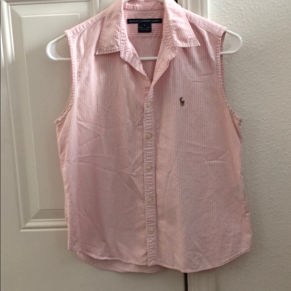 Polo Ralph Lauren sport seersucker sleeveless